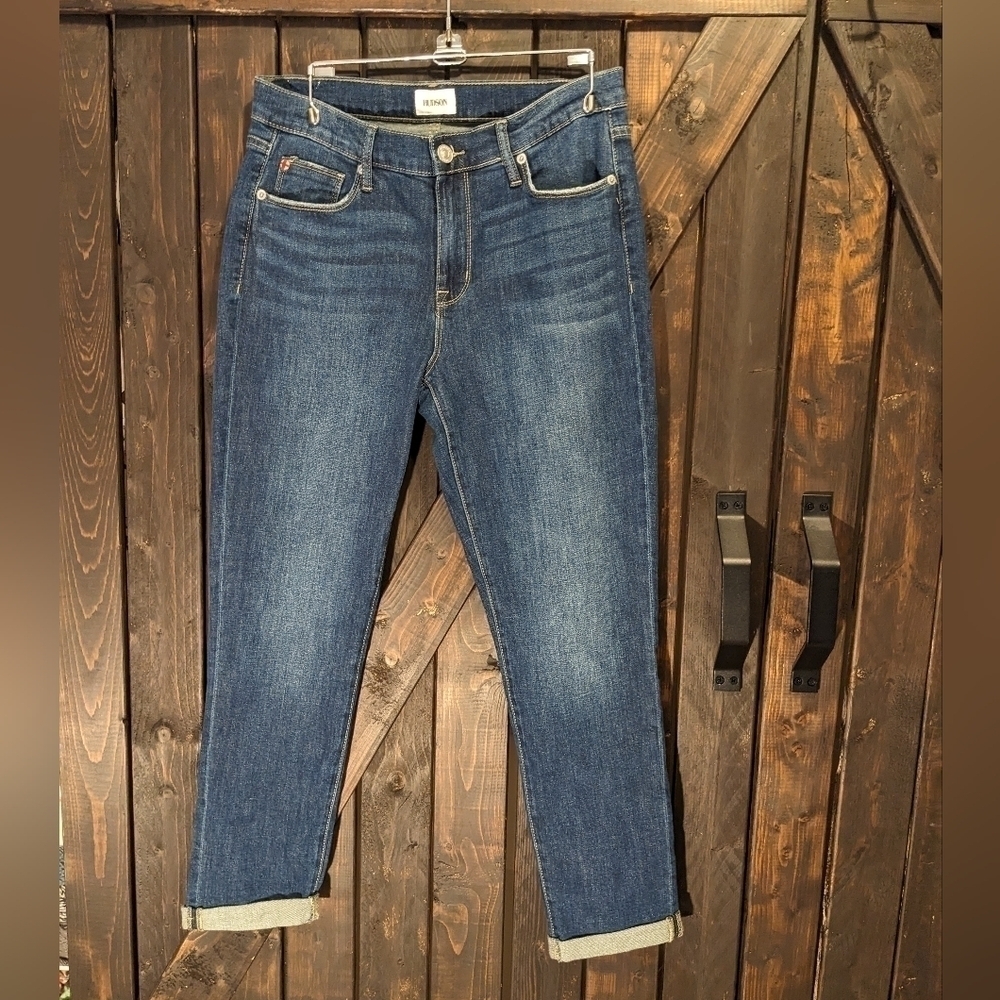 Hudson Natalie midrise slim boyfriend, size 28